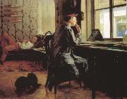Ilya Repin Prepare of Exam oil painting on canvas